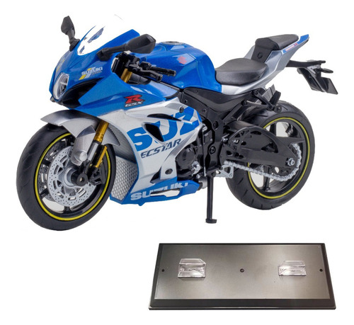 Suzuki Gsx R1000 L7 Miniature Metal Carreras De Motos 1/12