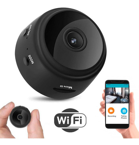 Imagen 1 de 10 de Cámara Oculta Espía Wifi Full Hd 1080p A Batería Visión Noct
