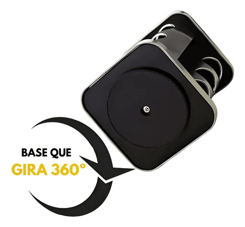 Porta Condimentos Preto 80ml Com 12 Potes Utilarcasa