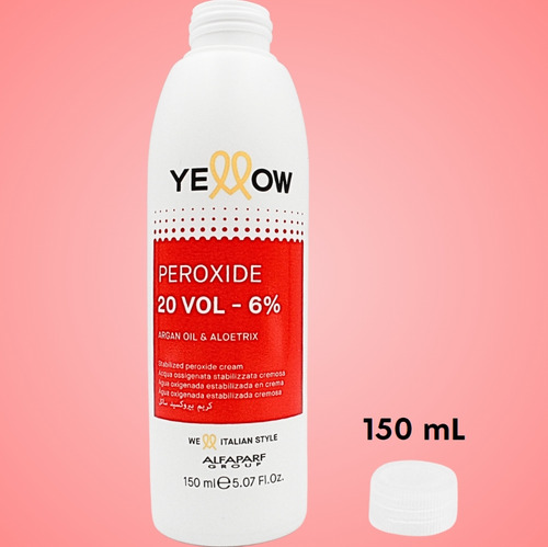 Tintes Permanente Alfaparf Yellow Color + Peroxide 20 Vol-6% 1 Negro