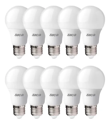 comprar Lámpara Led Sica 9w luz Fría - Pack X 10u