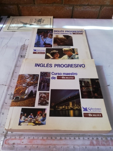 Paquete De 2 Libros Inglés Progresivo Curso Maestro De Berli