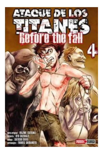 Ataque De Los Titanes Before The Fall Tomo N.4 Panini Anime