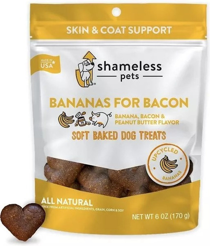 Shameless Pets  Soft Baked Bananas For Bacon 907g Importado!