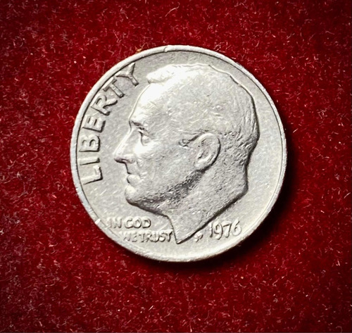 Moneda 1 Dime Estádos Unidos 1976 