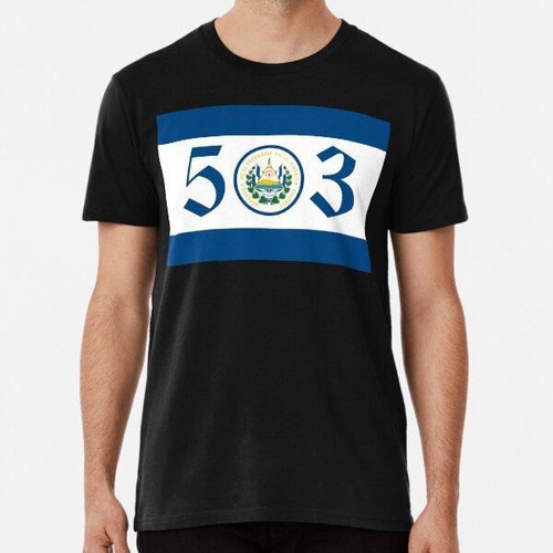 Remera El Salvador 503 Bandera Guanaco Diseño Algodon Premiu