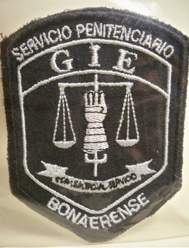 Parche Escudo Bordado - Servicio Penitenciario Bonaerense