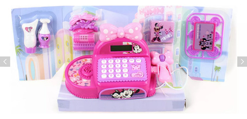 Juguete Caja Registradora Minnie Mouse Con Sonido Original