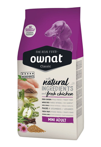 Ownat Classic Para Perros Mini Adulto 1.5kg