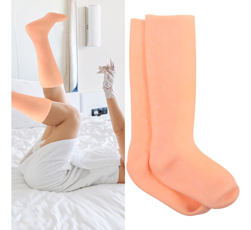 1 Par De Calcetines Largos Hidratantes Para Toda La Noche