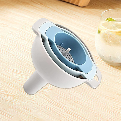 Embudo De Cocina Mini Embudo Con Colador De Malla, Boca