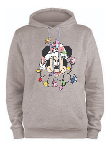 Hoodies Navideñas Navidad Mickey Minnie Mouse