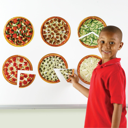 Recursos De Aprendizaje Sobre Fracciones De Pizza Magnéticas