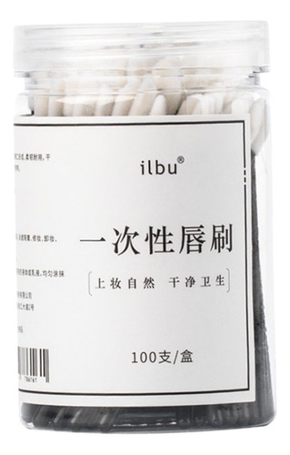 100pcs Cepillos De Labios Desechables Lápiz Labial Brillo