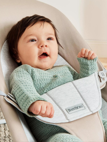 Baby Bouncer Babybjörn Balance Soft Bege/cinza Recém-nascido