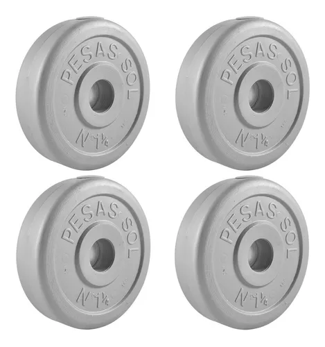 Sol Fitness 5 Kg En Discos Pesas Di metro 30mm 4x1 25 C u