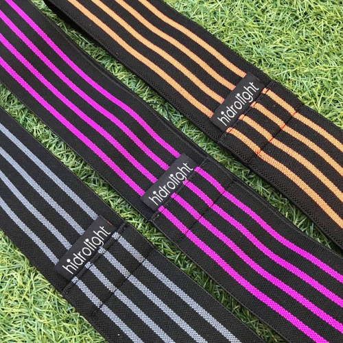 Imagem 6 de 9 de Hip Band Elástico Suave Kit C/ 3 Extensor Fitness Ginástica