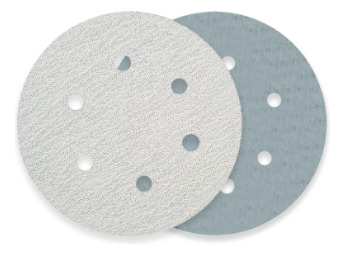 Disco Lixa Branco Velcro 125mm G040 C/10 Peças Disflex