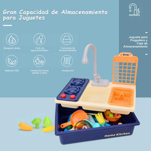 ! Cocina De Juguete For Niños, Set De Cocina Infantil,