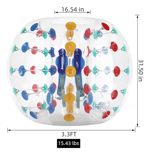 Yuebo Bumper Bubble Soccer Balls Para Niños, Body Zorb Ball
