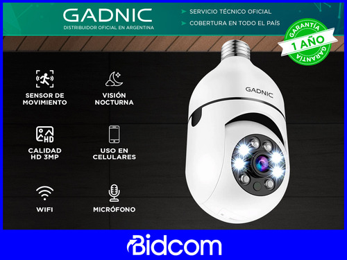 X3 Cámaras De Seguridad Full Hd Gadnic Domo Visión Nocturna