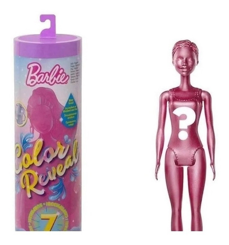 Barbie Color Reveal Serie 2, 7 Sorpresas Juguete Para Niña