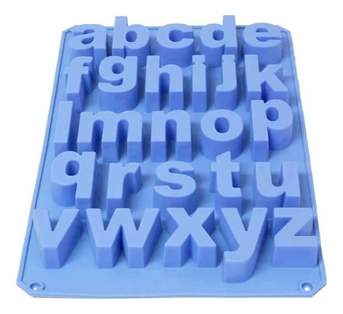 Molde Silicon Letras Minúsculas Repostería Resina Dulce