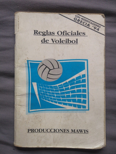 Reglamento Oficial De Voleibol (volley Ball) 1995