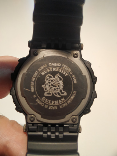 Casio G-shock Gulfman G-9100-1dr Negro Negro (Usado)