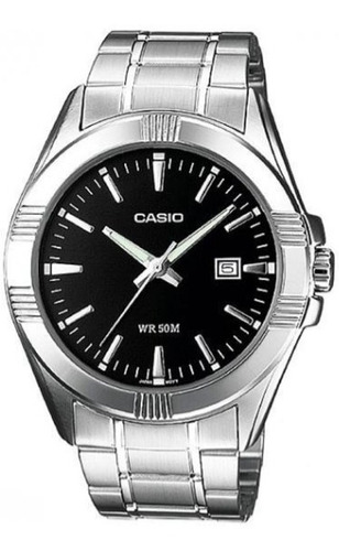 Reloj Casio Caballero Negra Mtp-1308d-1av