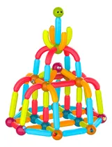 Comprar Bloques Conectores Magnéticos Magnetic Sticks 102 Piezas