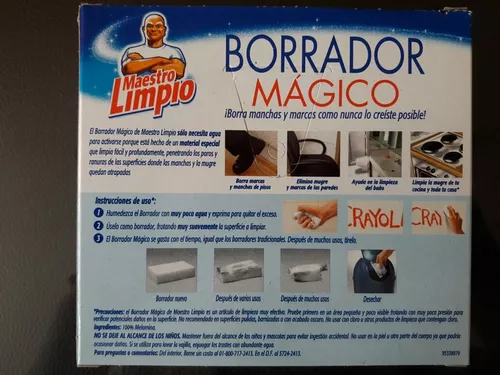 Borrador Magico Maestro Limpio 6 Cajas Con 2 Borradores C/u