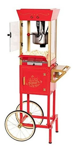 Nostalgia Popcorn Maker Carrito Profesional, Hervidor De 8 O