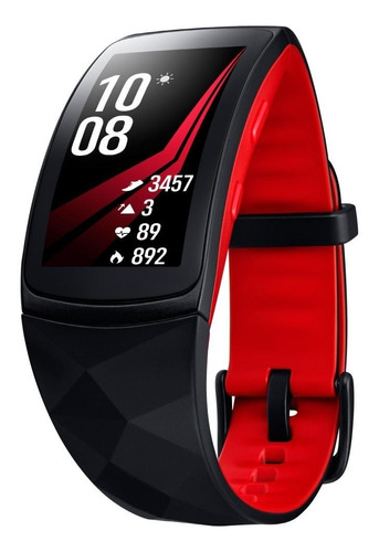 Smartwatch Samsung Gear Fit 2 Pro - Negro Rojo