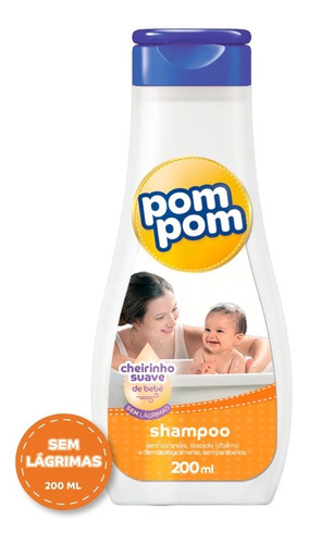 Imagem 1 de 4 de Shampoo Pom Pom Suave 200ml