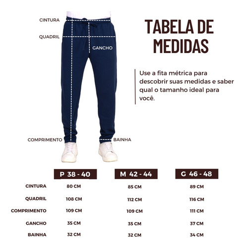 Calça Moletom Moda Masculina Estilo Confort Black Friday Hc