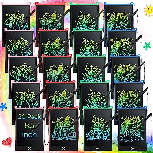 20 Pack Lcd Tablero De Escritura Para Niños, 8.5 Yt8jn