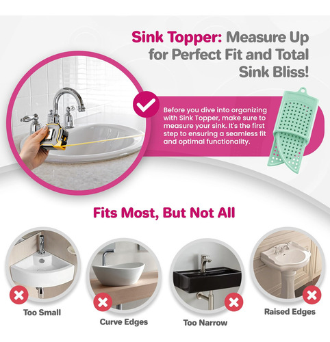 Sink Topper Funda Plegable Fregadero | Alfombrilla Limpieza
