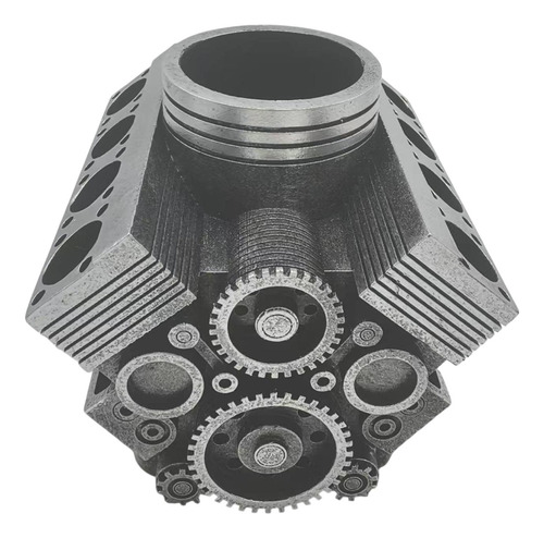Soporte De En Forma De Motor Estatua De Dos Engranajes