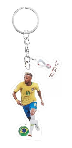 Llavero Neymar Mundial Futbol Qatar 2022 Fifa World Cup 