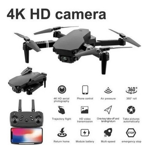 Drone Holy Stone S70 Pro Cámara 4k Negra