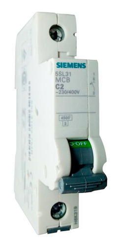 Llave Térmica Unipolar 2a Siemens 5sl31