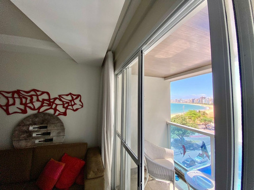 Imagem 5 de 21 de Murano Imobiliária Vende Excelente Apartamento Mobiliado Na Praia Da Costa, Vila Velha - Es. - 3536