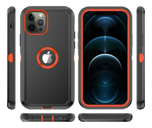 Case Proteção Full 360 Para iPhone 13, Pro Mini E 13 Pro Max