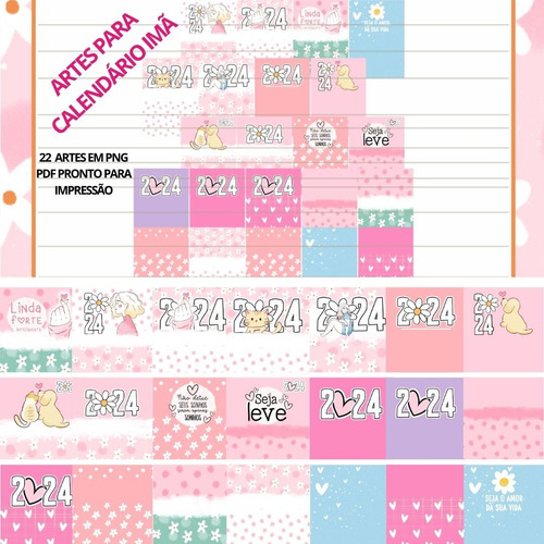 Arquivo Digital Combo Calendários 2024 #12