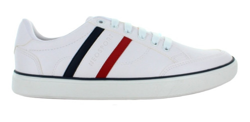 Neo Sport Tenis Vestir Elegante Polipiel Blanco Hombre 79225