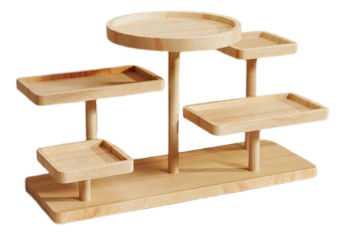 Estante De Madera Para Exhibir Accesorios Y 30x13,5x23cm