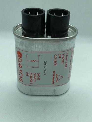 Condensador Capacitor Para Hornos Microondas 0.74 Mf 2100 Va