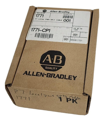 Nib Allen Bradley 1771-cp1 P7 Local Pwr Sply Cable 1771c Bbz