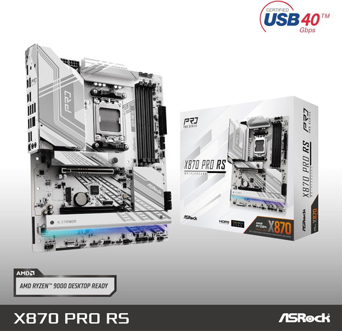 Placa Am5 Asrock X870 Pro Rs Wifi Atx